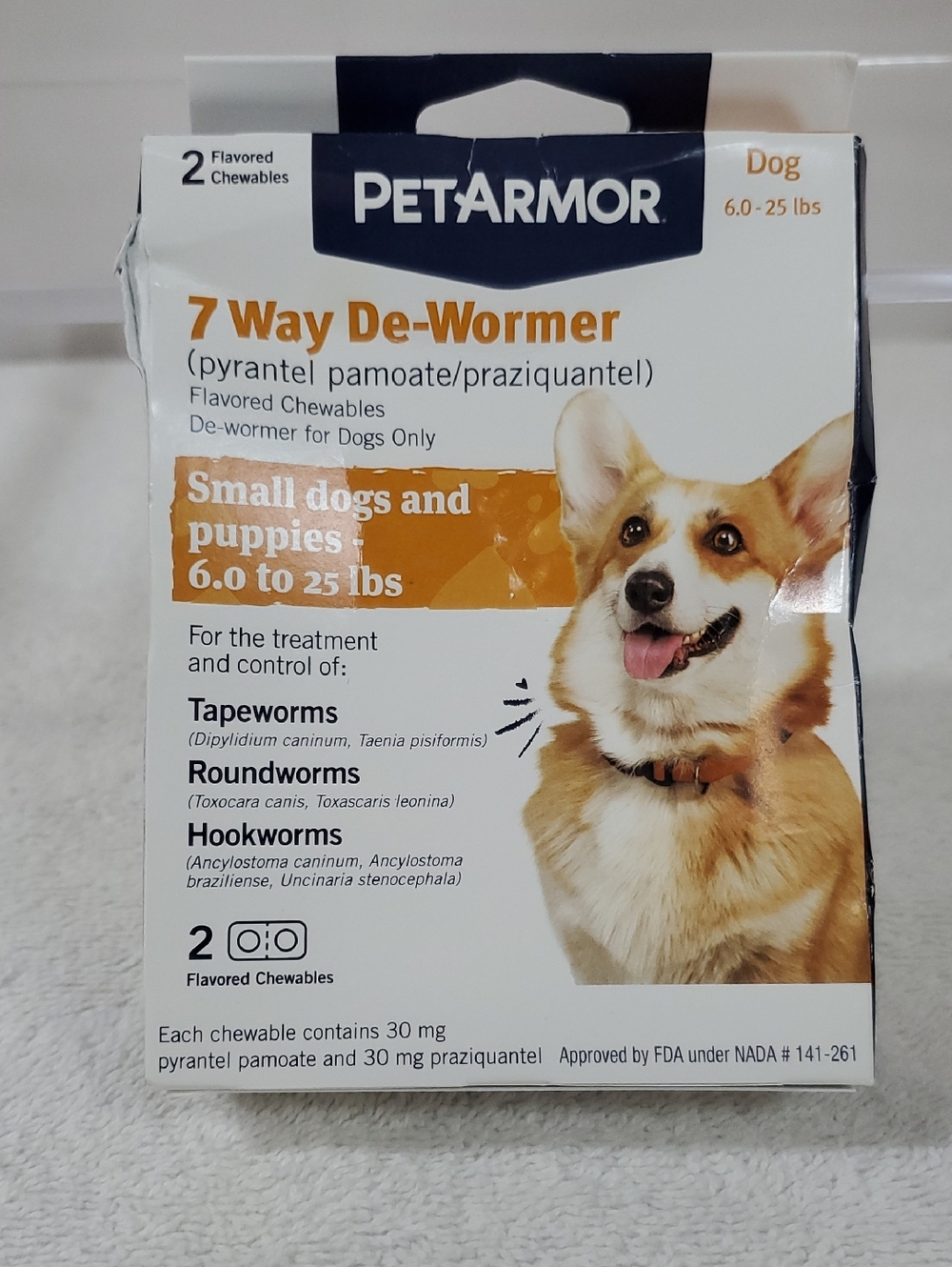 PetArmor 7 Way De-Wormer for Puppies and Small Dogs